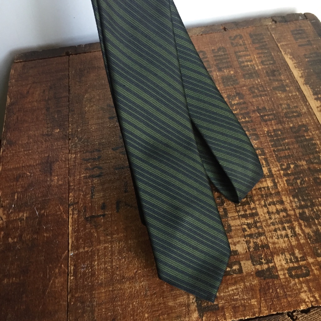 Vintage Green Mens Tie